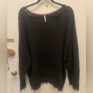 Free People brown sweater